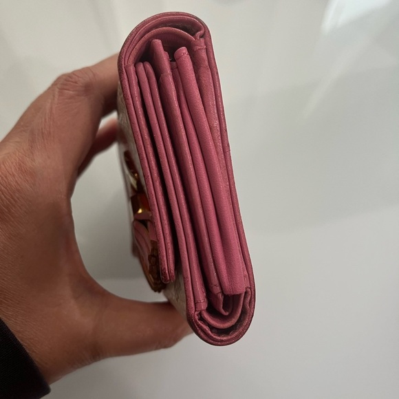 MCM White Visetos Small Trifold Wallet - Picture 3 of 14